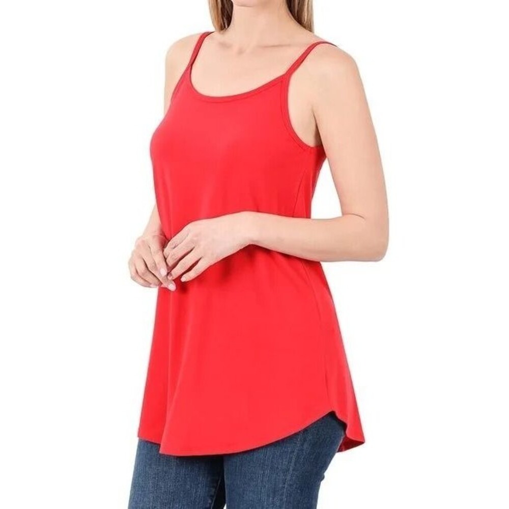 Zenana Front/Back Reversible Tunic Tank